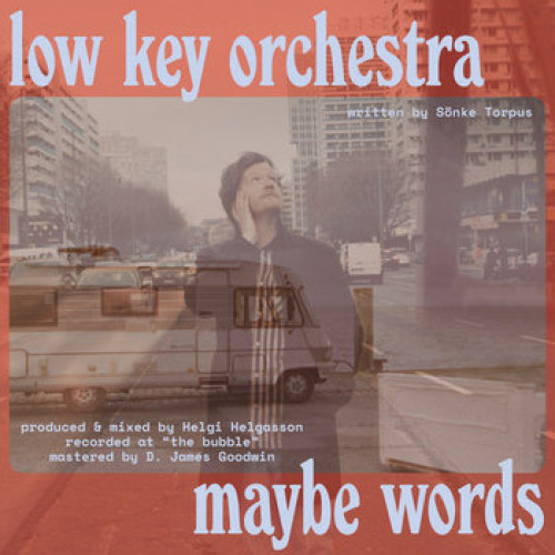 Cover art for "maybe words"